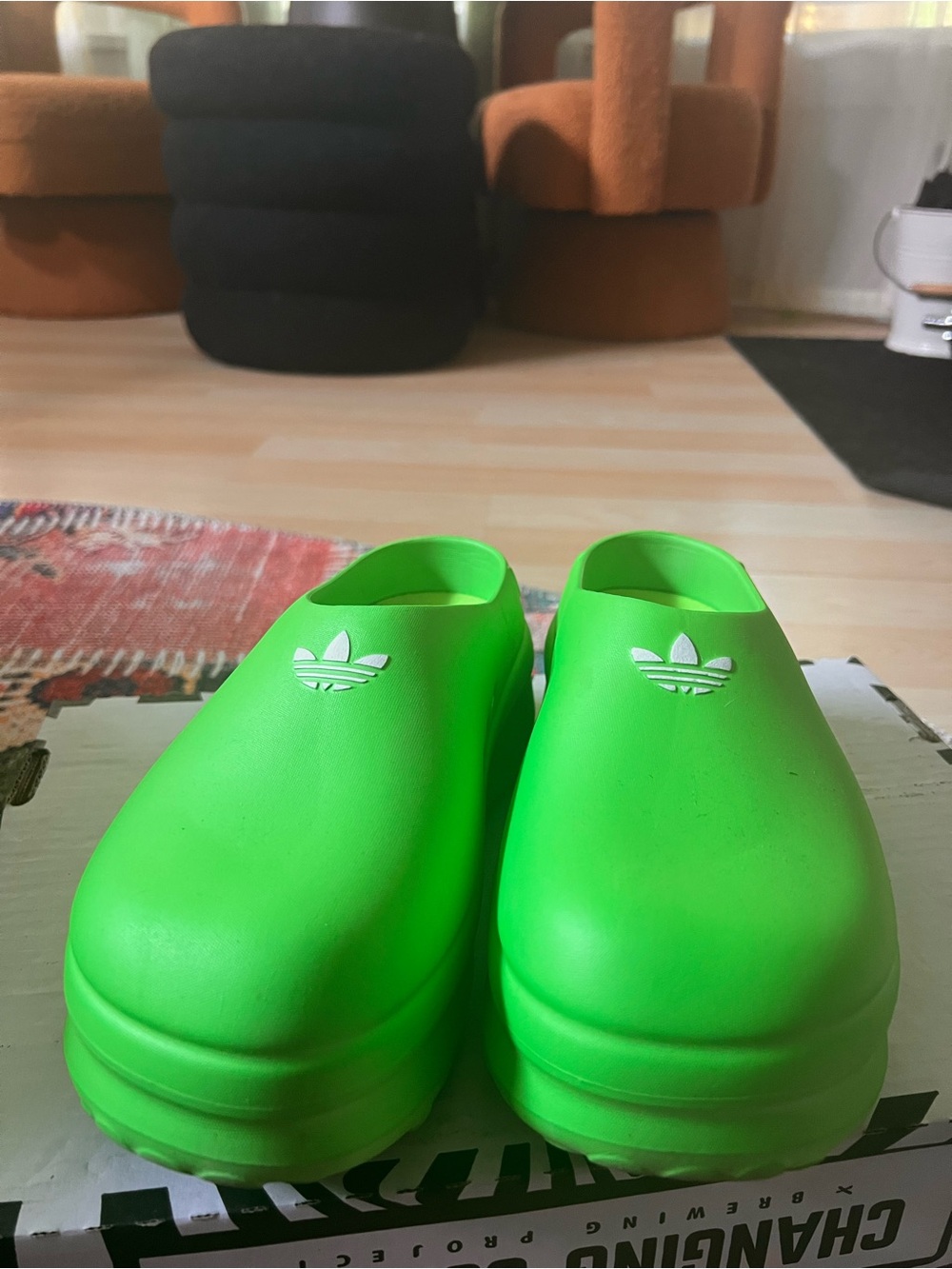 adidas adifom stan smith Neon Green Slip-On mule